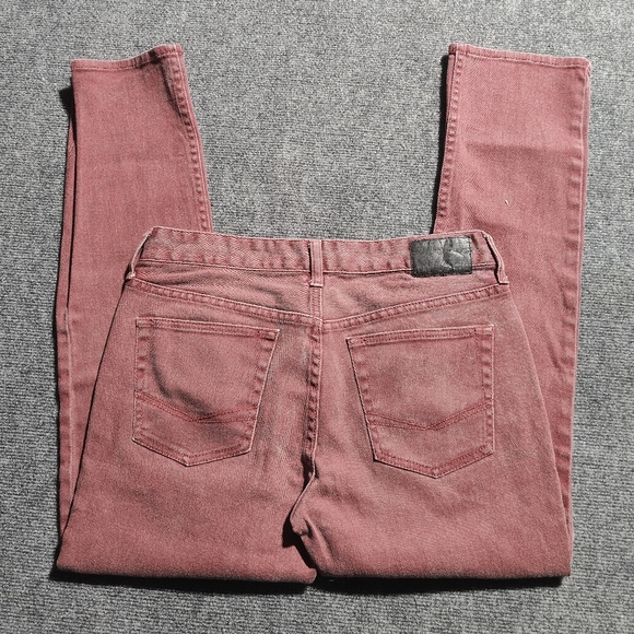 Bullhead Dillon Skinny Men's Jeans Denim Plum Red Size 32x30 - Picture 4 of 8